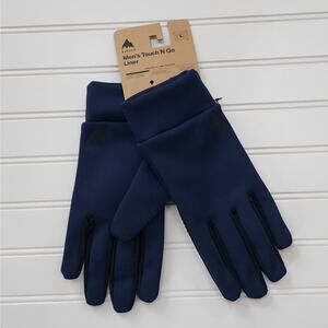 Men's Burton Touch-N-Go Glove Liners Size Large: Dress Blue